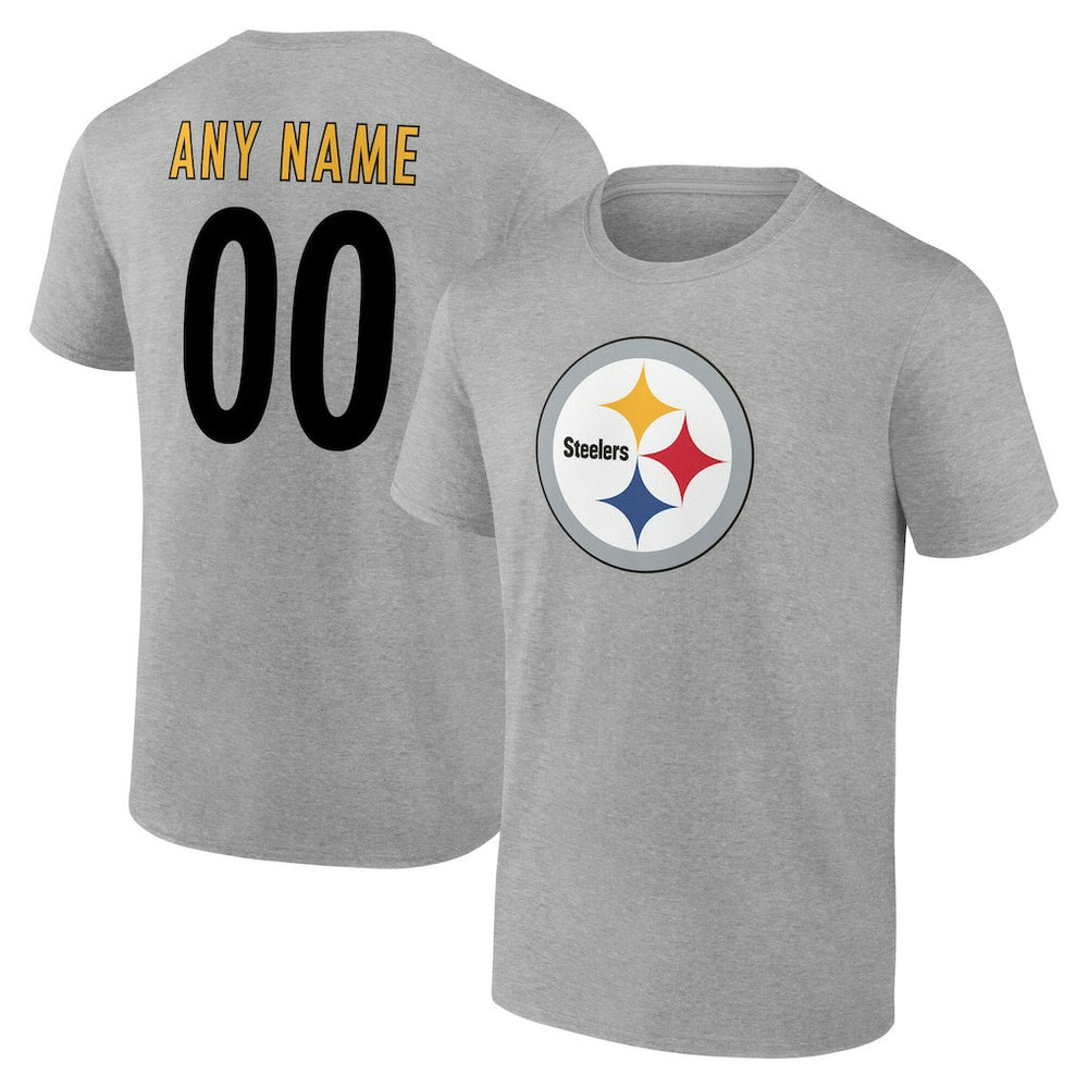 NFL Pittsburgh Steelers Big & Tall Team Authentic Custom T-Shirt