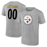 NFL Pittsburgh Steelers Big & Tall Team Authentic Custom T-Shirt