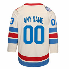 New York Rangers Outerstuff Youth 2026 NHL Winter Classic Premier Custom Jersey