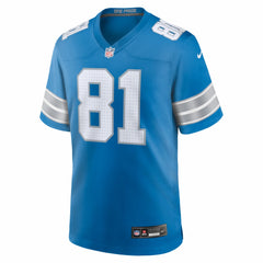 NFL Detroit Lions Calvin Johnson Team Retired Game Jersey