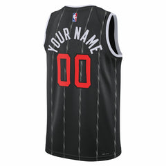 Toronto Raptors Unisex 2025/26 City Edition Swingman Custom Jersey - Black | Nike discount