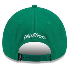 Boston Celtics x Malbon Golf Unisex 9FORTY A-Frame Adjustable Hat - Green | New Era online