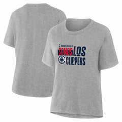 LA Clippers Women's Noches Training T-Shirt - Gray discount