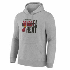 Miami Heat Noches Training Hoodie - Gray for sale