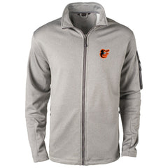 Baltimore Orioles Dunbrooke Pacific Full-Zip Fleece Jacket - Heather Gray