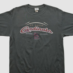 St. Louis Cardinals Lee Apparel 2004 T-shirt - Black Vintage