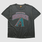 Arizona Diamondbacks Nutmeg Mills 90s T-shirt - Charcoal Vintage