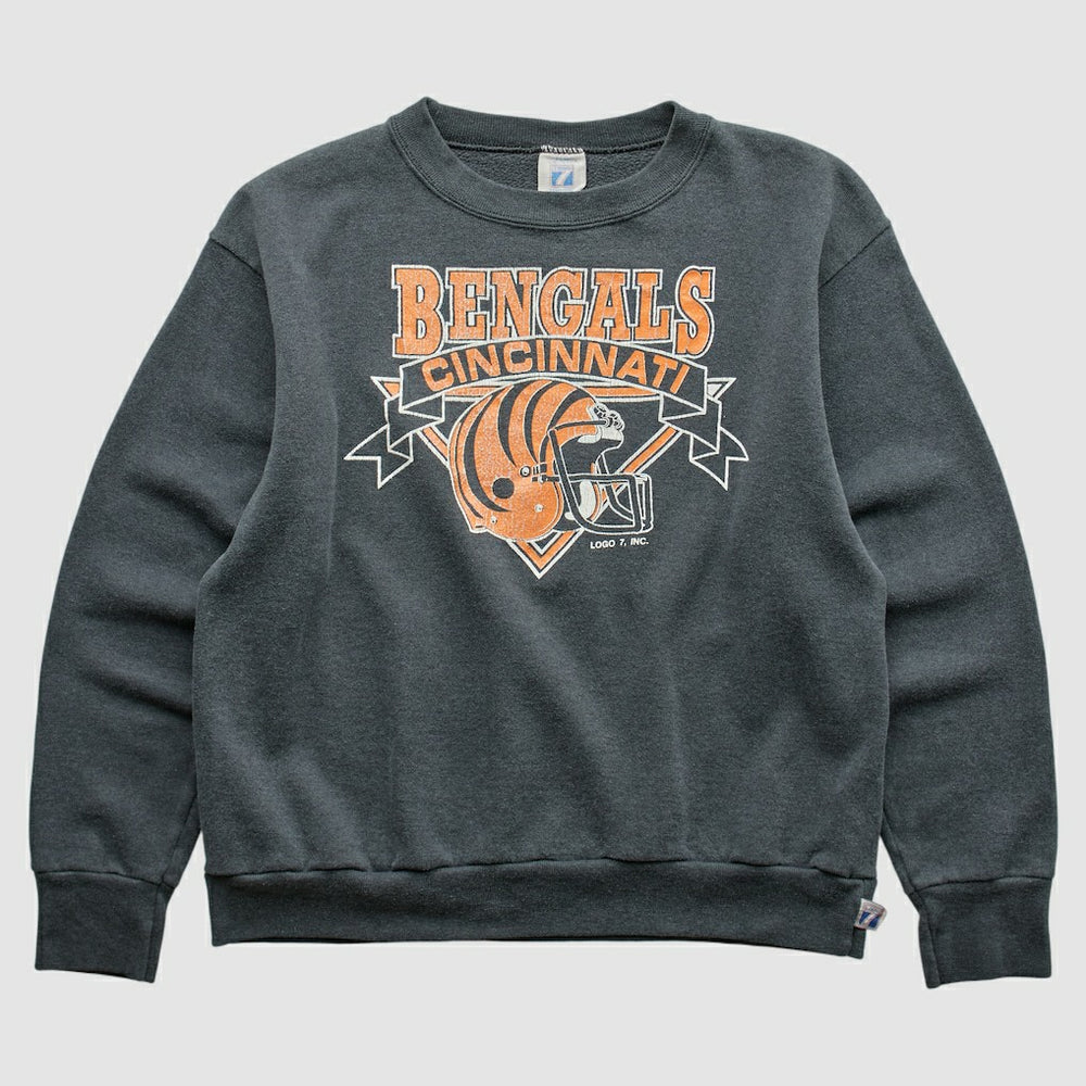 NFL Cincinnati Bengals Logo 7 80s Pullover Sweatshirt