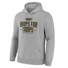 New Orleans Pelicans Hoops For Troops Hoodie - Gray for sale