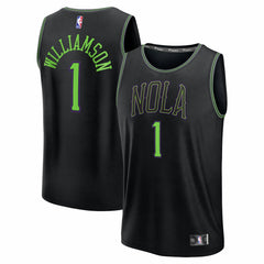 Zion Williamson New Orleans Pelicans Youth 2025/26 City Edition Fastbreak Jersey - Black | Fanatics cheap
