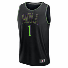 Zion Williamson New Orleans Pelicans Youth 2025/26 City Edition Fastbreak Jersey - Black | Fanatics cheap