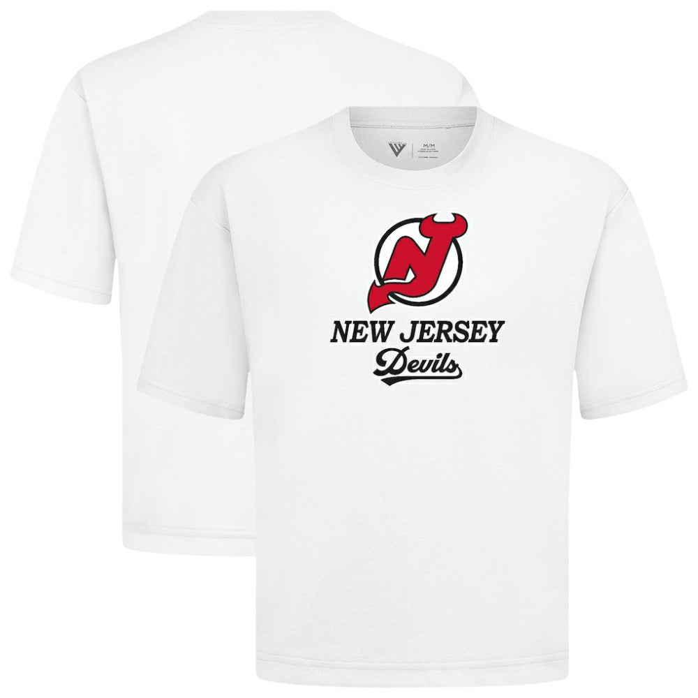 New Jersey Devils Levelwear Team Surge Luxe Signature Knit T-Shirt