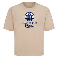 Edmonton Oilers Levelwear Team Surge Luxe Signature Knit T-Shirt