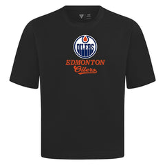 Edmonton Oilers Levelwear Team Surge Luxe Signature Knit T-Shirt