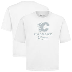Calgary Flames Levelwear Shadow Surge Luxe Signature Knit T-Shirt