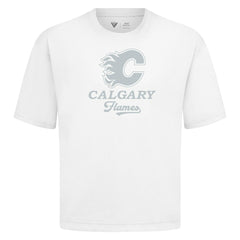 Calgary Flames Levelwear Shadow Surge Luxe Signature Knit T-Shirt