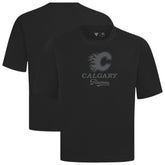 Calgary Flames Levelwear Shadow Surge Luxe Signature Knit T-Shirt