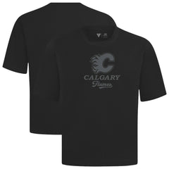 Calgary Flames Levelwear Shadow Surge Luxe Signature Knit T-Shirt