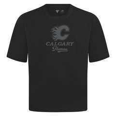 Calgary Flames Levelwear Shadow Surge Luxe Signature Knit T-Shirt