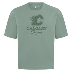 Calgary Flames Levelwear Shadow Surge Luxe Signature Knit T-Shirt