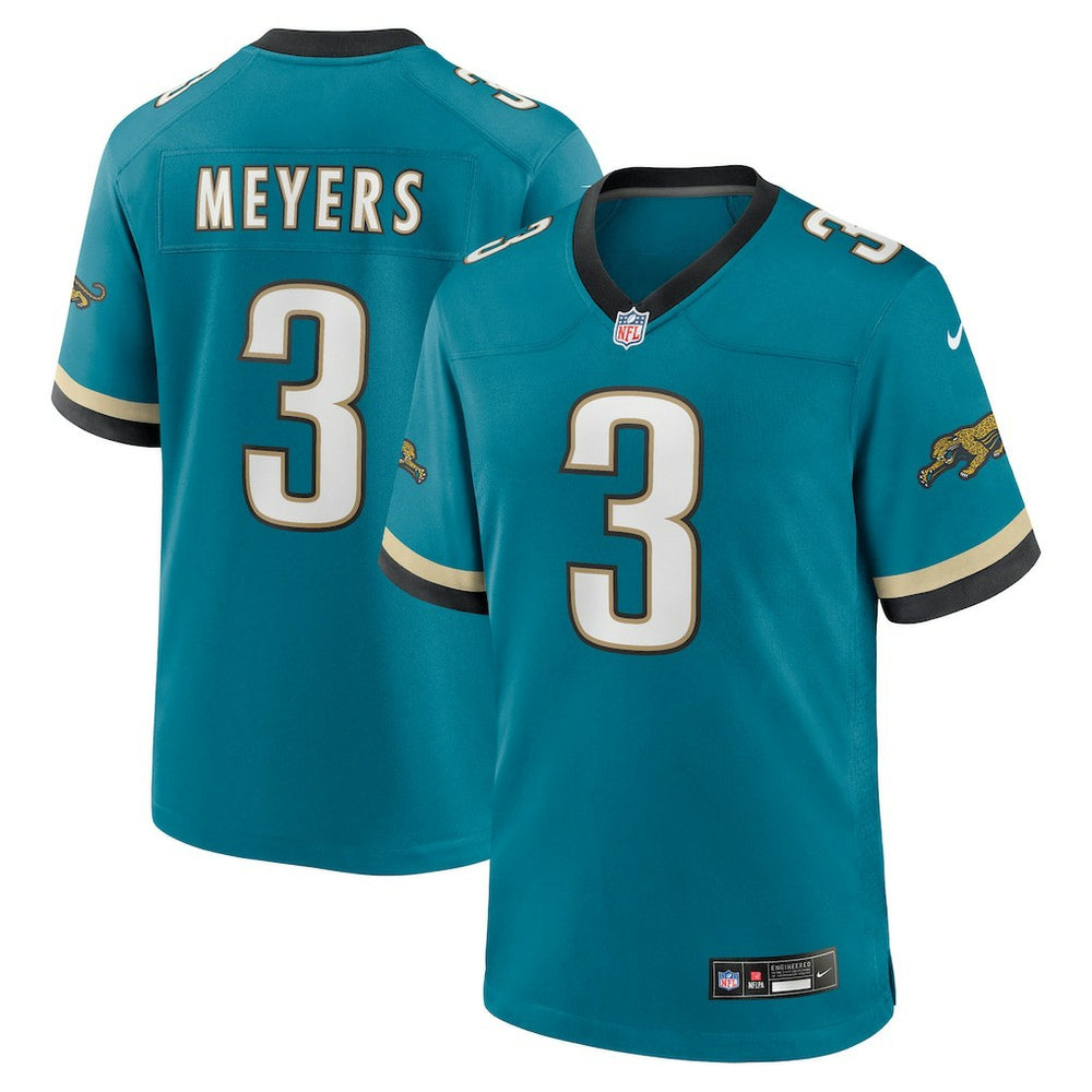 NFL Jacksonville Jaguars Jakobi Meyers Alternate 2 Prowler Throwback Game Jersey