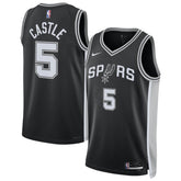 Stephon Castle San Antonio Spurs Unisex Swingman Jersey - Icon Edition - Black | Nike shop