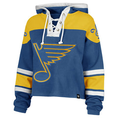 St. Louis Blues '47 Women's Cropped Lacer Hoodie