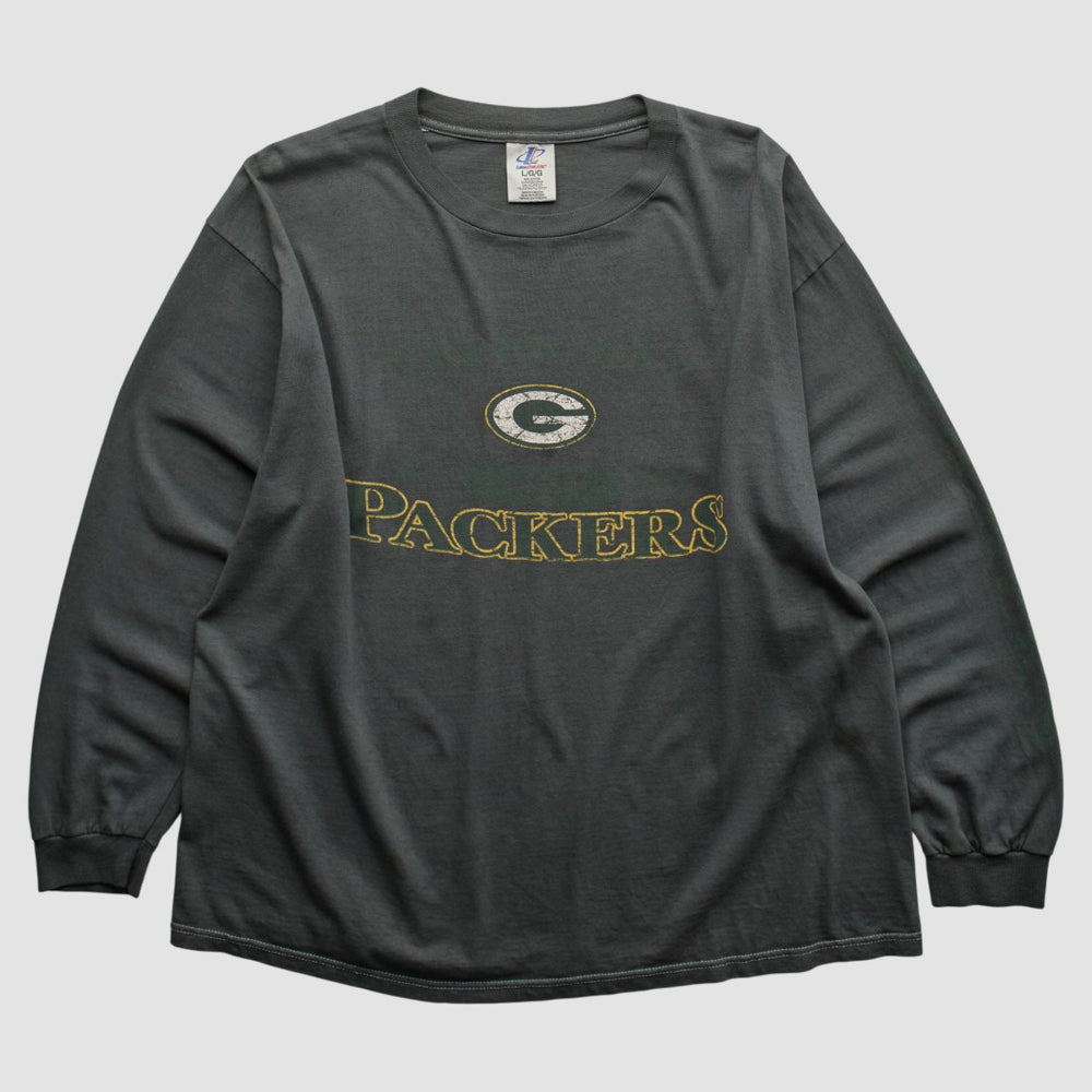 NFL Green Bay Packers Logo Athletic 2000s Long Sleeve T-shirt