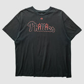 Philadelphia Phillies Majestic 2010s T-shirt - Black Vintage