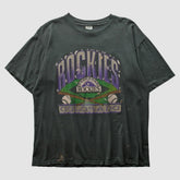 Colorado Rockies Salem 90s T-shirt - Black Vintage