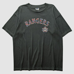 Texas Rangers CSA 2000s T-shirt - Charcoal Vintage