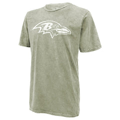 NFL Baltimore Ravens Lamar Jackson Majestic Threads Mineral Wash Name & Number T-Shirt