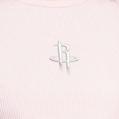 Houston Rockets Starter Women's Pastel Ribbed Tank Top - Pink for sale