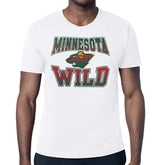 Minnesota Wild Starter Comic Style Team Graphic T-Shirt