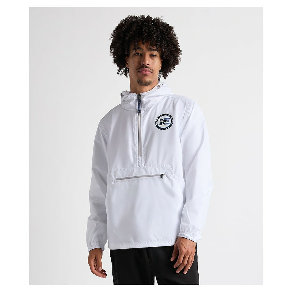 NFL New England Patriots Charles River x Pack-N-Go Half-Zip Hoodie