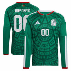 Mexico National Team 2026 Home Replica Long Sleeve Custom Jersey / Soccer For sale