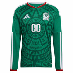 Mexico National Team 2026 Home Replica Long Sleeve Custom Jersey / Soccer For sale