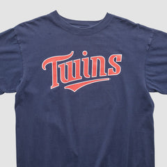 Minnesota Twins Majestic 2000s T-shirt - Navy Vintage