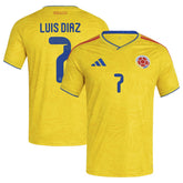 Luis Diaz Colombia National Team 2026 Home Replica Jersey / Soccer Discount