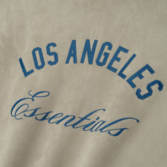 Los Angeles Dodgers Fear of God x MLB Unisex Modern Suede Half-Zip Jacket - Gray