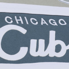 Chicago Cubs Cooperstown Collection Thunderstorm Head Coach Hoodie - Gray | Mitchell & Ness