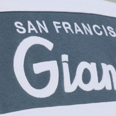 San Francisco Giants Cooperstown Collection Thunderstorm Head Coach Hoodie - Gray | Mitchell & Ness