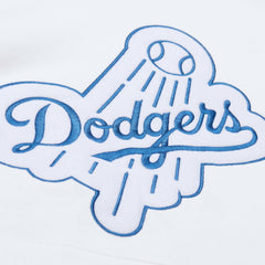 Los Angeles Dodgers Cooperstown Collection Fleece Hoodie - White | Mitchell & Ness