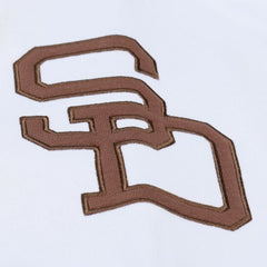San Diego Padres Cooperstown Collection Fleece Hoodie - White | Mitchell & Ness