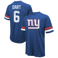 NFL New York Giants Jaxson Dart Majestic Threads Oversized T-Shirt