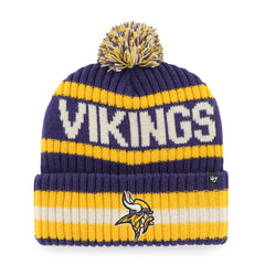 NFL Minnesota Vikings '47 Bering Cuffed Knit Hat with Pom