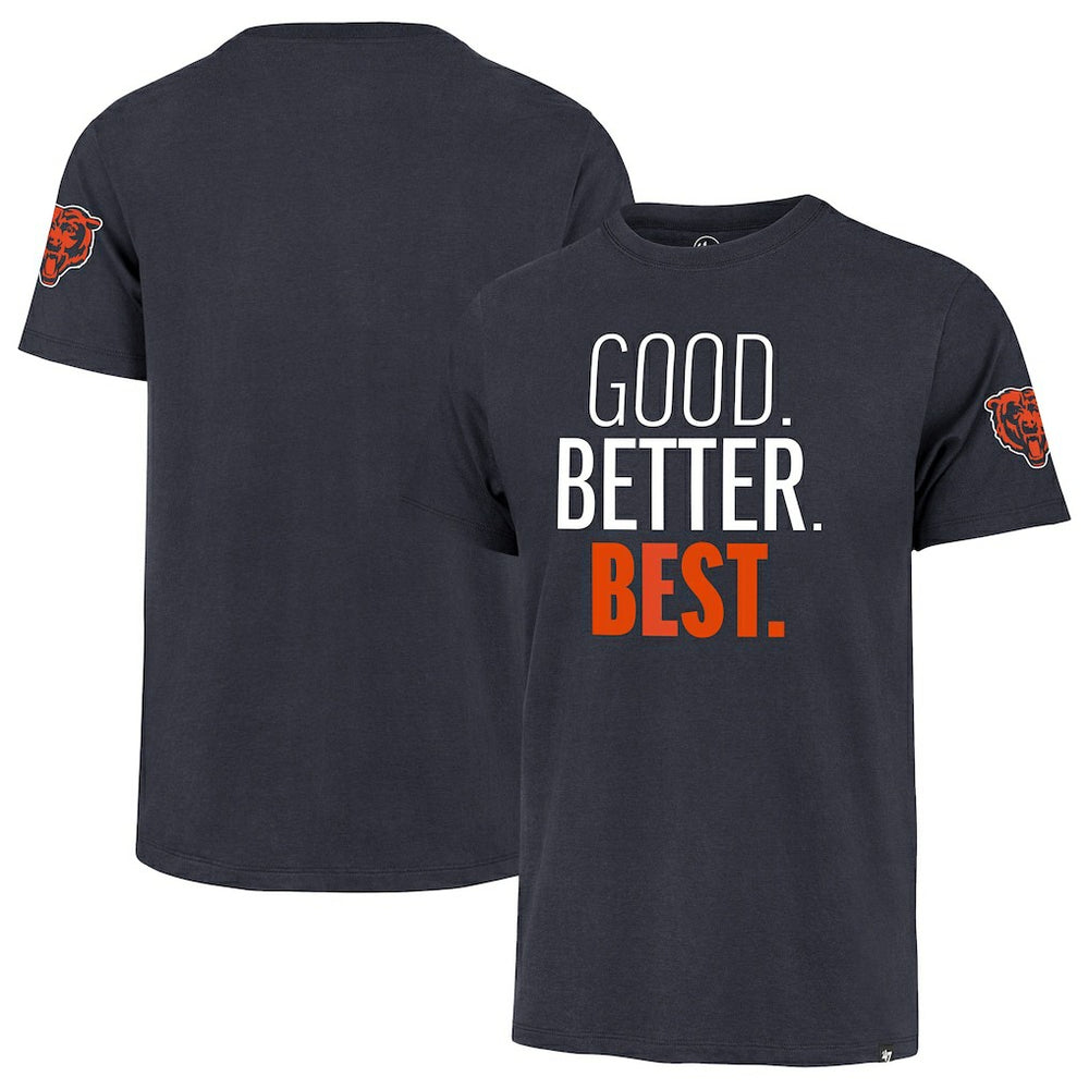 NFL Chicago Bears '47 Good. Better. Best. Franklin T-Shirt