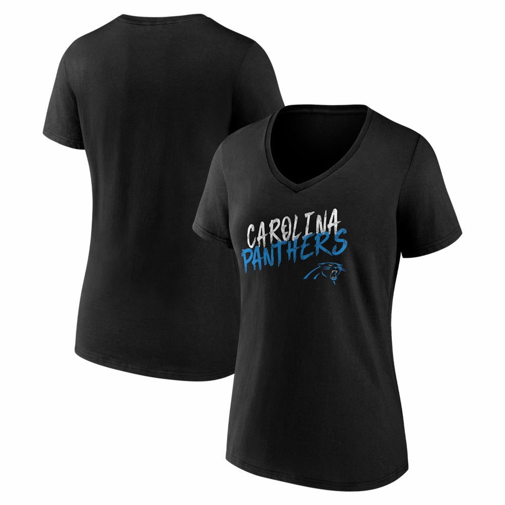 NFL Carolina Panthers Women's Hustle V-Neck T-Shirt