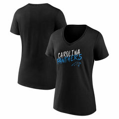 NFL Carolina Panthers Women's Hustle V-Neck T-Shirt