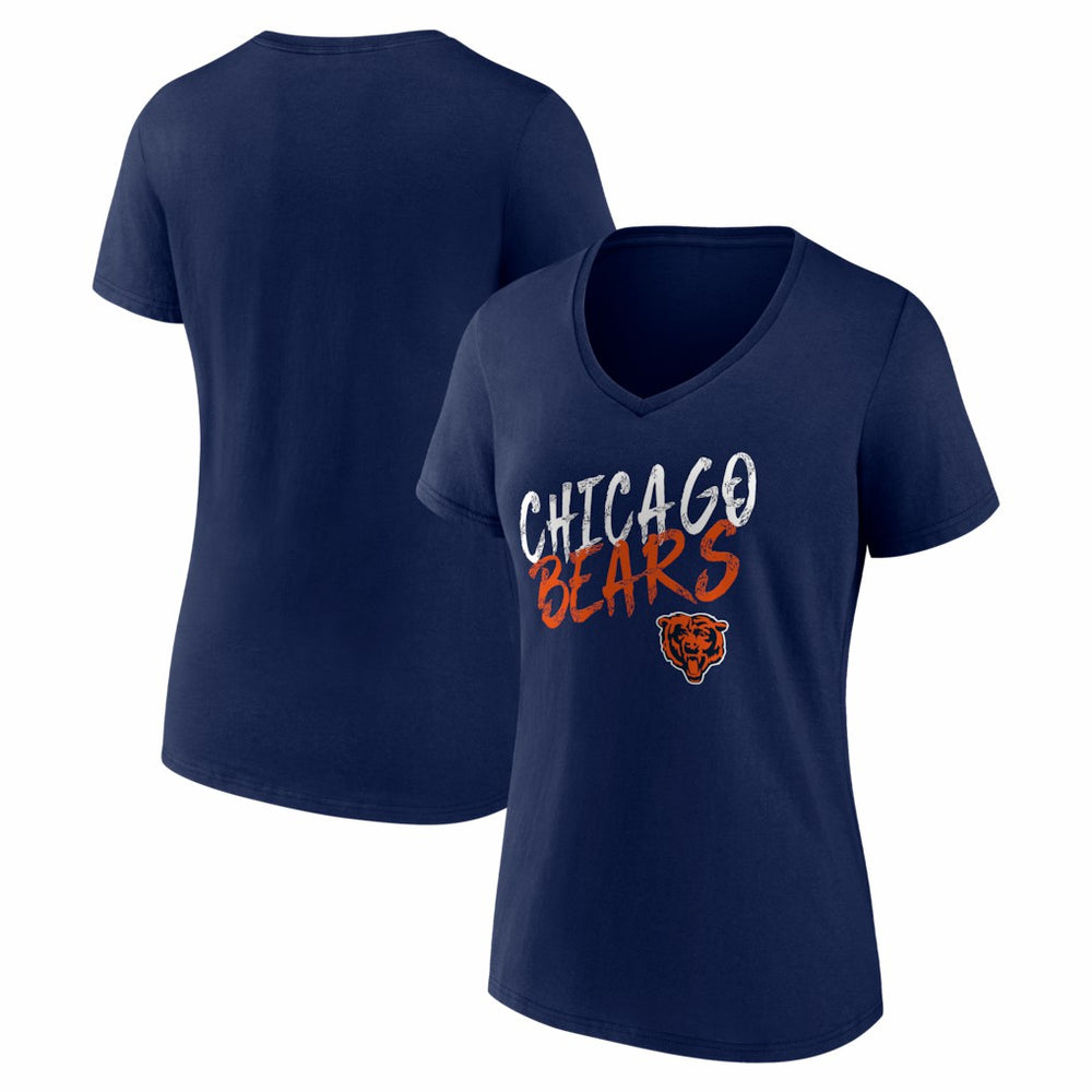 NFL Chicago Bears Women's Hustle V-Neck T-Shirt